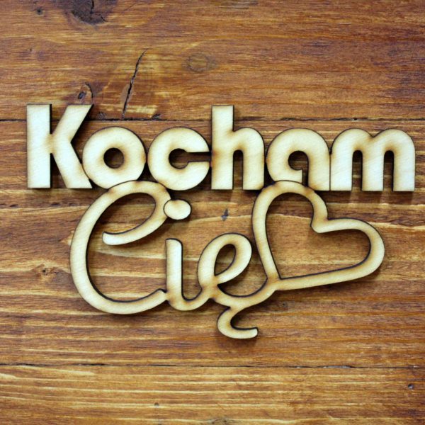 Napis „Kocham Cię” różne rodzaje